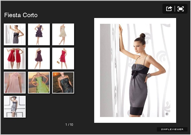 Vestidos de Fiesta Corto